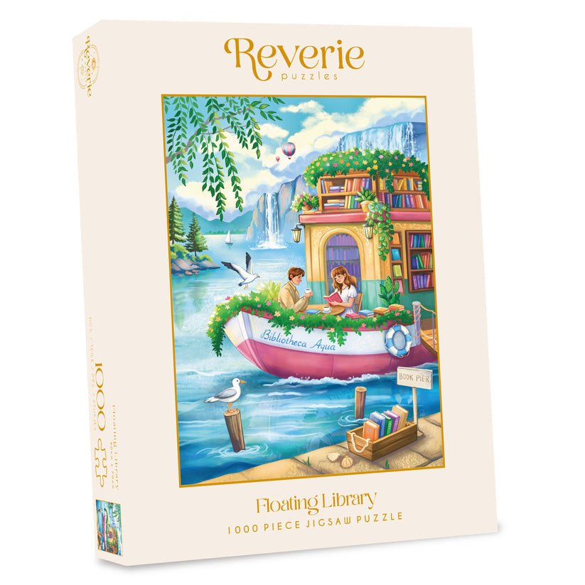 Lebegő könyvtár Reverie 1000 darabos kirakó puzzle (RE - FL1000MC) - puzzlegarden