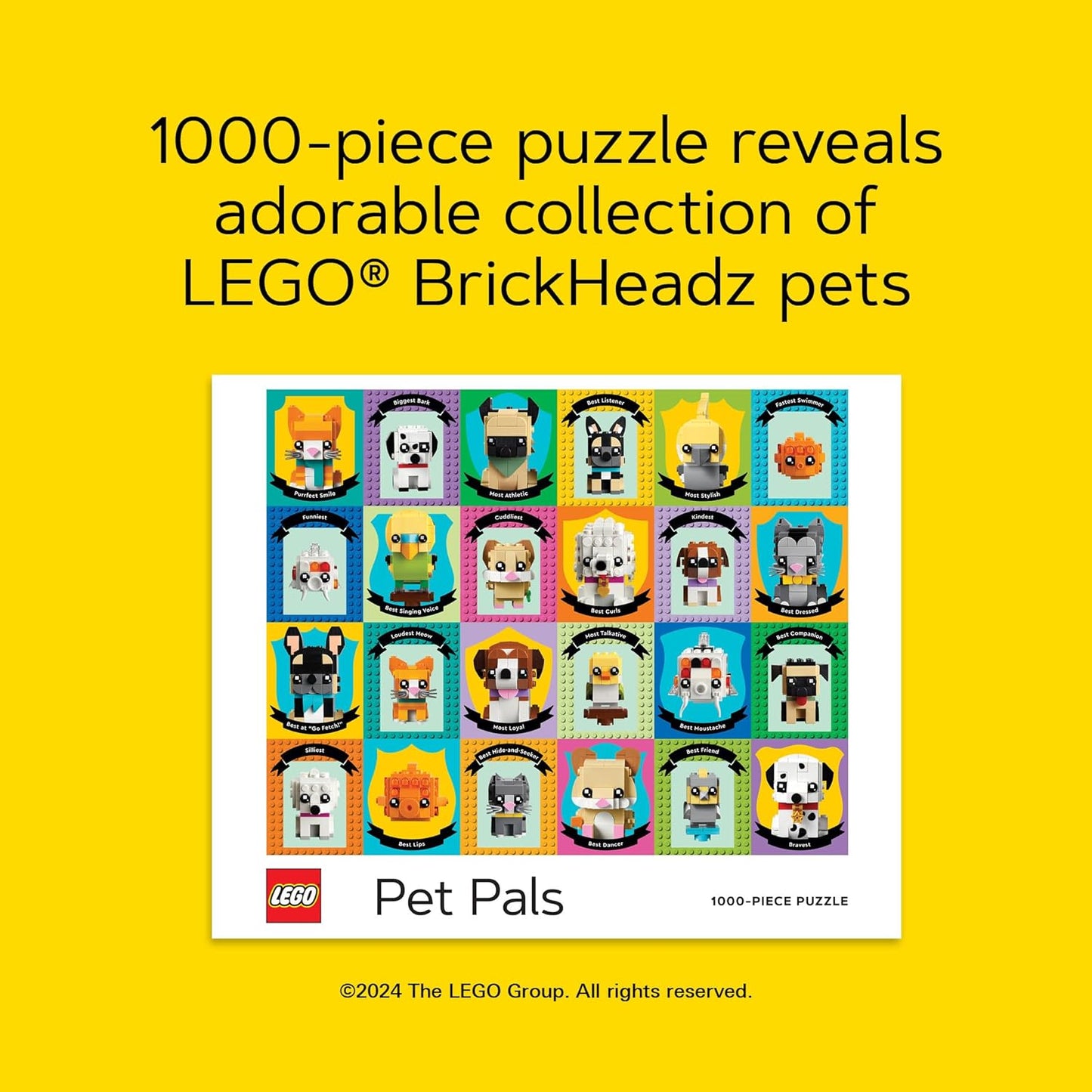 LEGO - Kis kedvencek Galison 1000 darabos kirakó puzzle (GA - 9781797227429) - puzzlegarden