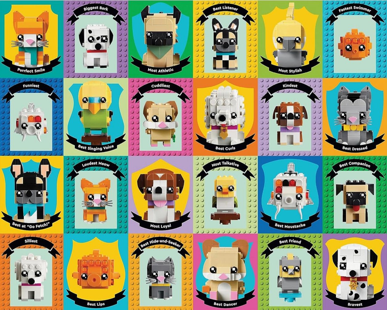 LEGO - Kis kedvencek Galison 1000 darabos kirakó puzzle (GA - 9781797227429) - puzzlegarden
