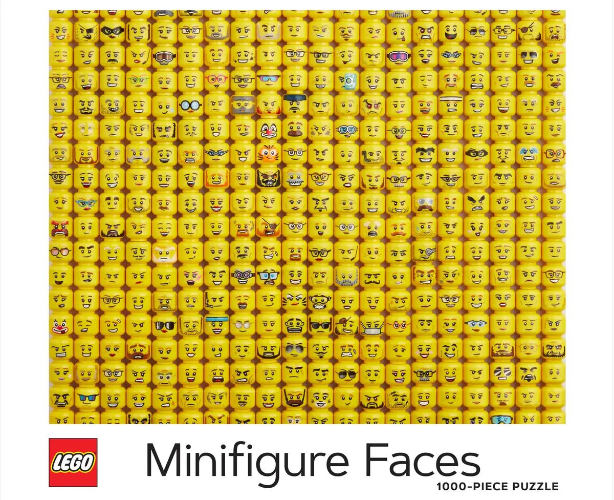 LEGO Minifigura Arcok Galison 1000 darabos kirakó puzzle (GA - 10193) - puzzlegarden