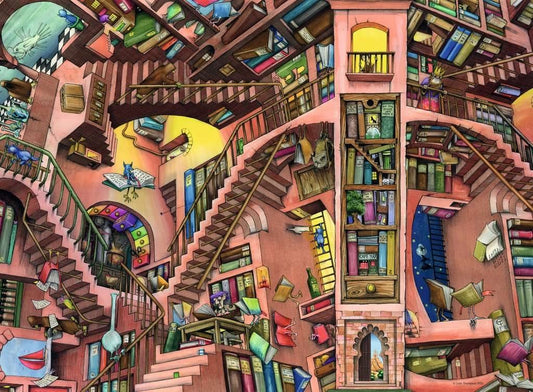 Lehetetlen Könyvtár Ravensburger 500 darabos kirakó puzzle (RA - 17484) - puzzlegarden