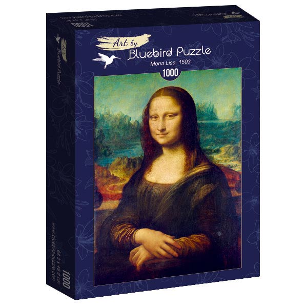 Leonardo Da Vinci - Mona Lisa Bluebird 1000 darabos kirakó puzzle (BB - 60008) - puzzlegarden