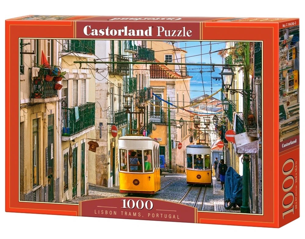 Lisszaboni villamosok, Portugália Castorland 1000 darabos kirakó puzzle (C - 104260) - puzzlegarden