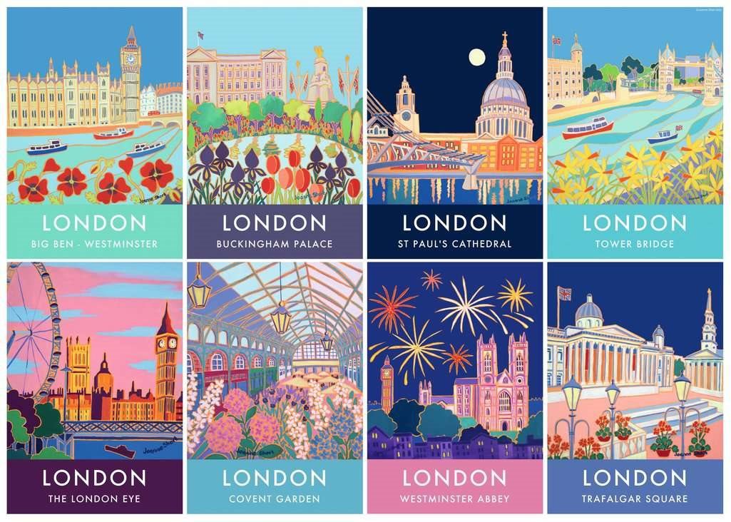 Londoni Képeslapok Ravensburger 1000 darabos kirakó puzzle (RA - 16960) - puzzlegarden