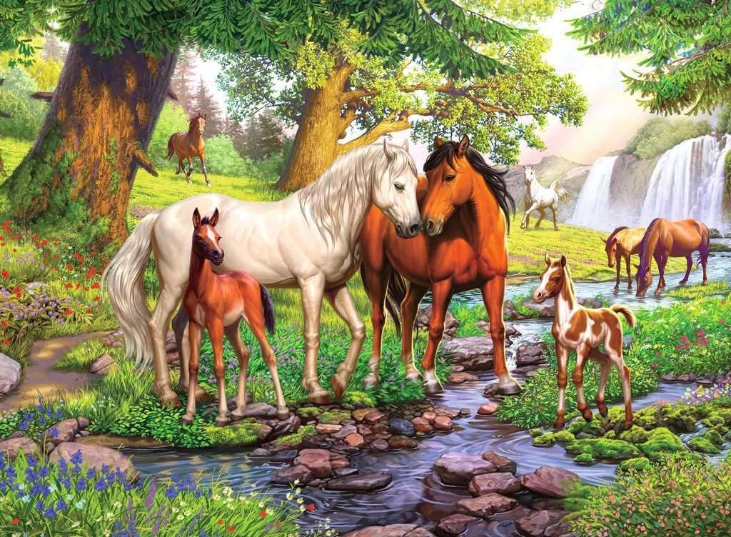 Lovak a Patakparton Ravensburger 300 darabos kirakó puzzle (RA - 12904) - puzzlegarden