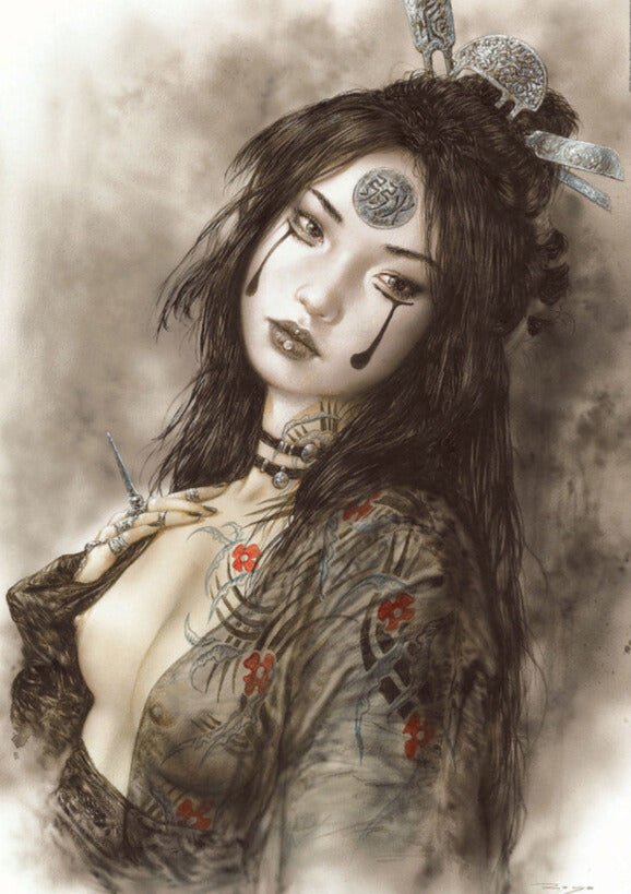 Luis Royo - Dead Moon - Jakuza Lány Educa 1000 darabos kirakó puzzle (ED - 19267) - puzzlegarden