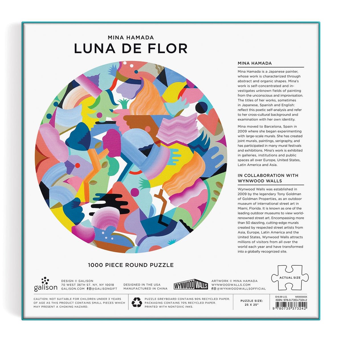 Luna de Flor Galison 1000 darabos kirakó puzzle (GA - 9780735373242) - puzzlegarden