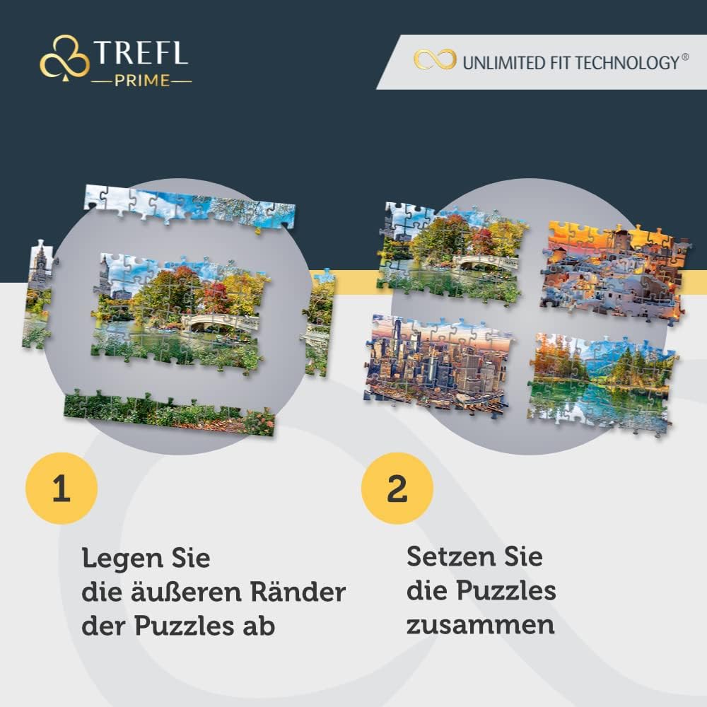 Lusta Kutyusok Trefl Prime 500 darabos kirakó puzzle (TR - 37464) - puzzlegarden