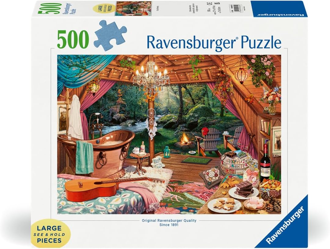 Luxuskemping - XXL Ravensburger 500 darabos kirakó puzzle (RA - 12000825) - puzzlegarden