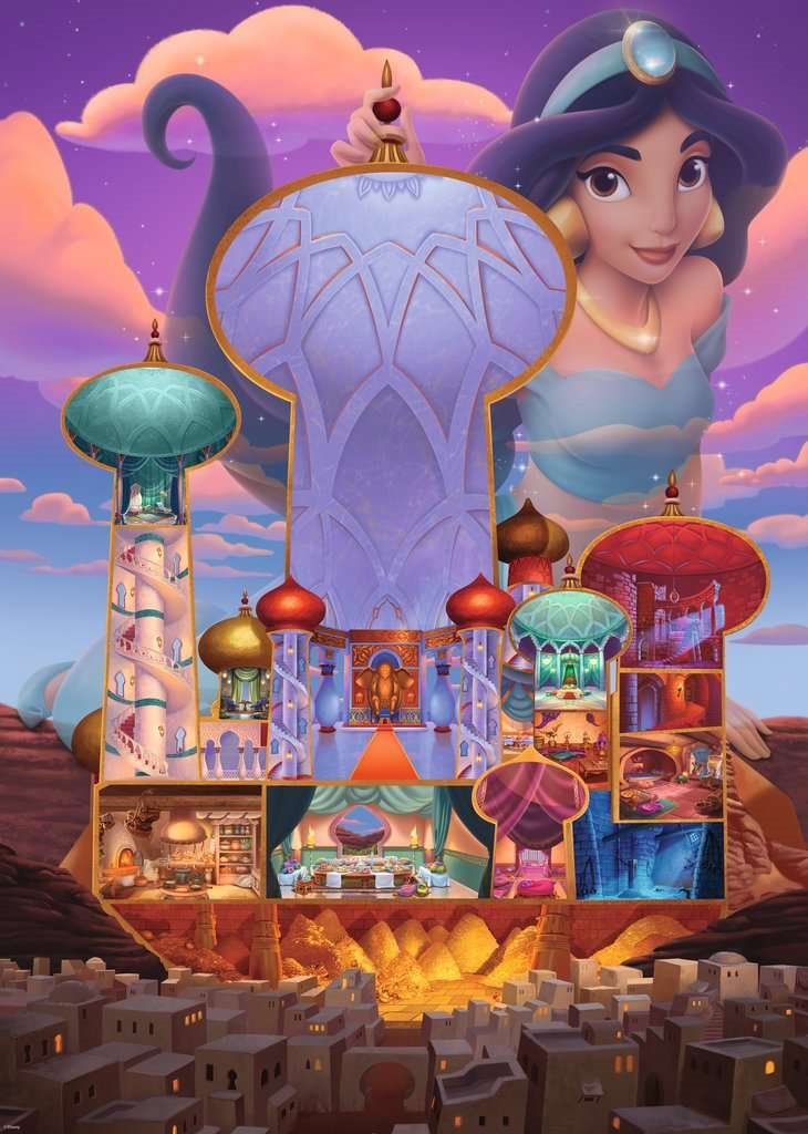 Disney Castle Collection - Jázmin Ravensburger 1000 darabos kirakó puzzle (RA - 17330) - puzzlegarden