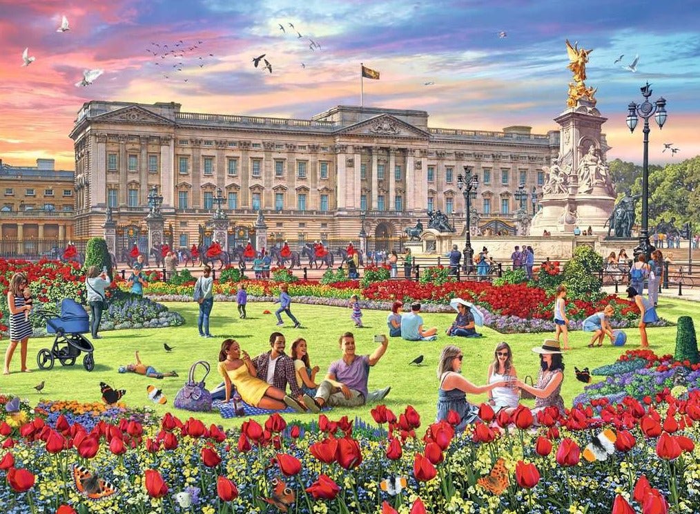 Boldog Napok No. 5 - Királyi Lakóhelyek Ravensburger 4x500 darabos kirakó puzzle (RA - 17140) - puzzlegarden