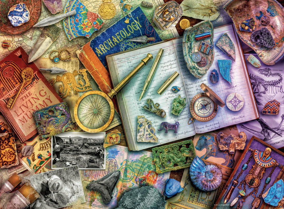 A Régész Asztala Ravensburger 500 darabos kirakó puzzle (RA - 17520) - puzzlegarden