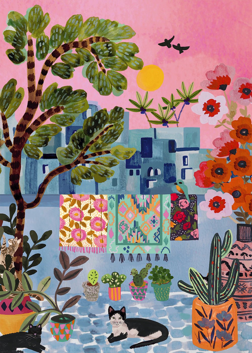 Macskák Sefsávenben Pieces & Peace 1000 darabos kirakó puzzle (PaP - 0038) - puzzlegarden