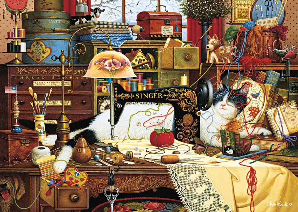 Maggie, a rendetlenkedő Schmidt Spiele 1000 darabos kirakó puzzle (SCH - 59993) - puzzlegarden
