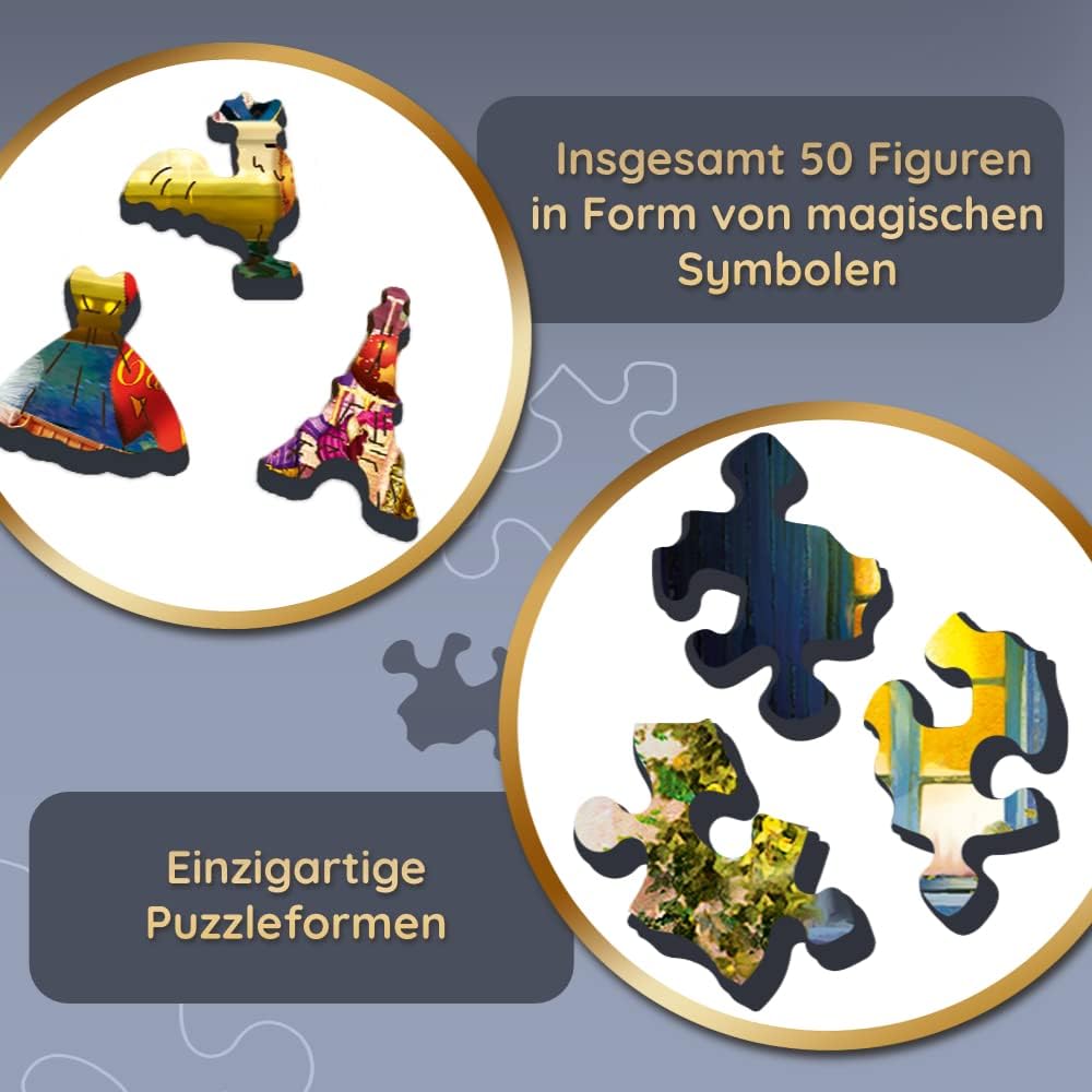 Mágikus Világ - Fa kirakó Trefl Wood Craft 500 darabos kirakó puzzle (TR - 20156) - puzzlegarden