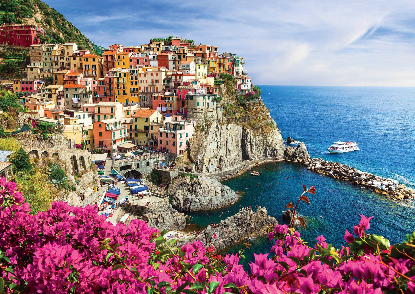 Manarola Cinque Terre, Olaszország Enjoy 1000 darabos kirakó puzzle (EN - 1080) - puzzlegarden