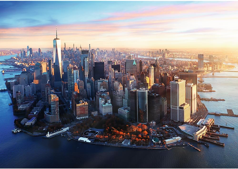 Manhattan, New York Trefl 1000 darabos kirakó puzzle (TR - 10828) - puzzlegarden