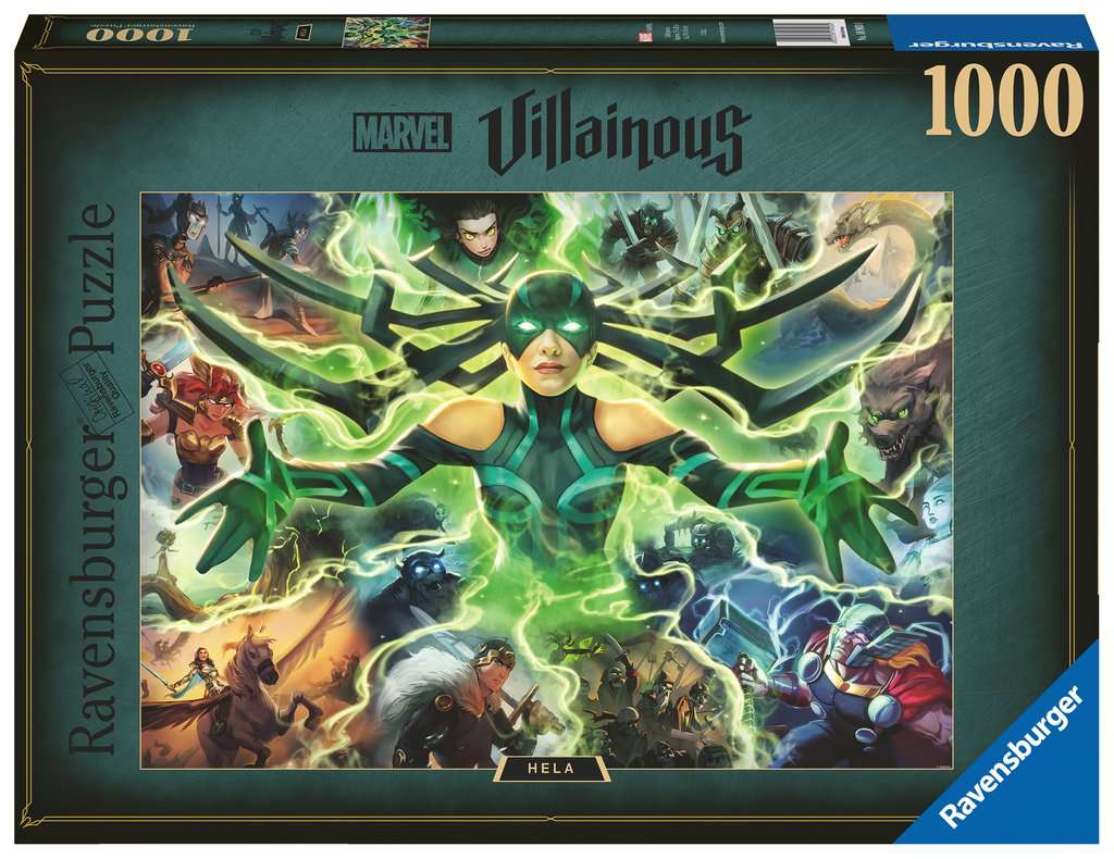 Marvel Villainous - Hela Ravensburger 1000 darabos kirakó puzzle (RA - 16903) - puzzlegarden