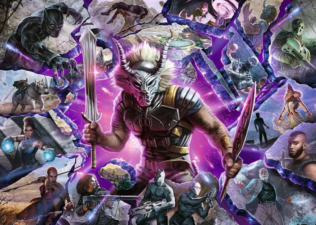 Marvel Villainous - Killmonger Ravensburger 1000 darabos kirakó puzzle (RA - 16906) - puzzlegarden