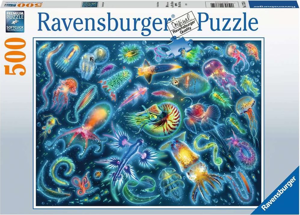 Medúzák Ravensburger 500 darabos kirakó puzzle (RA - 17375) - puzzlegarden