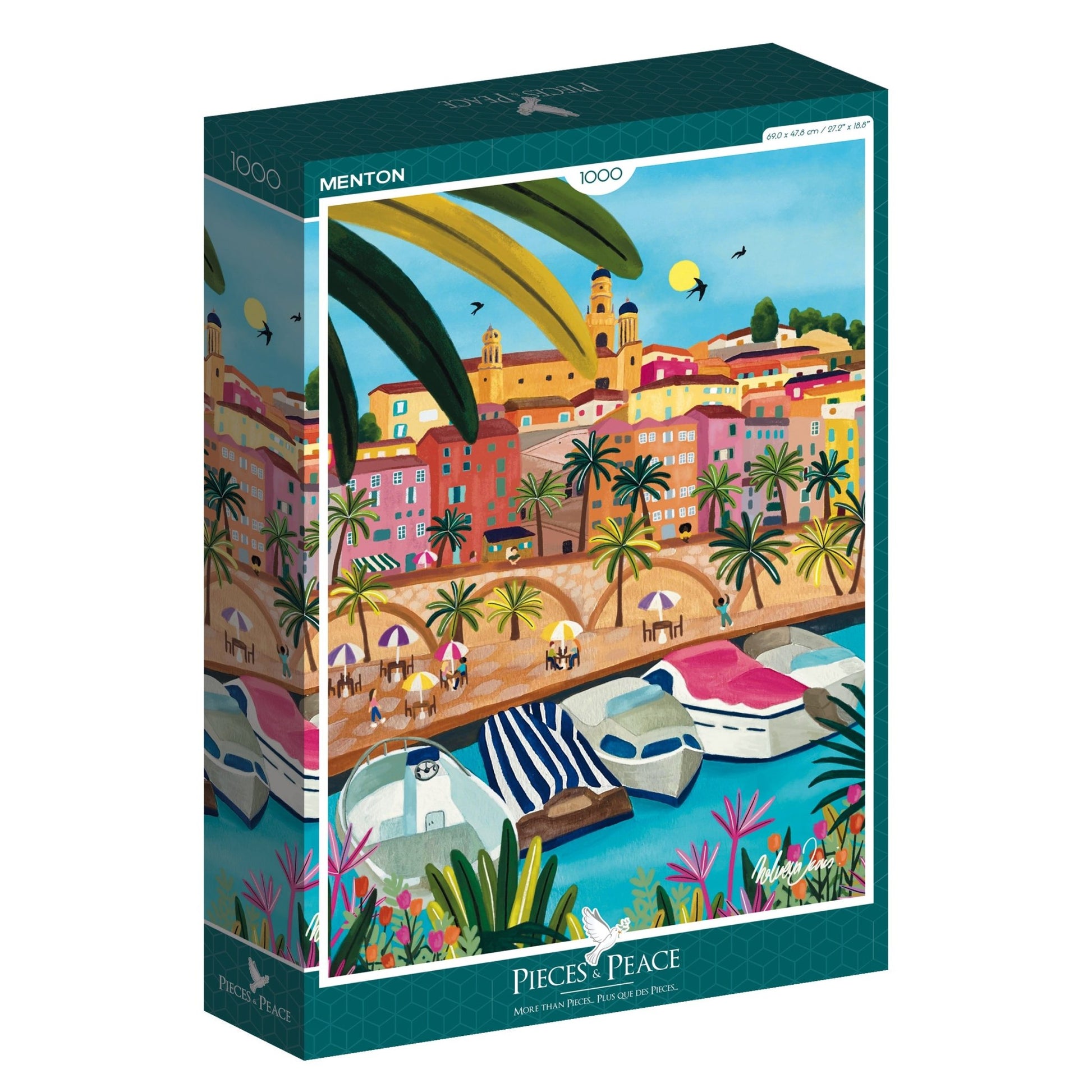 Menton Pieces & Peace 1000 darabos kirakó puzzle (PaP - 0009) - puzzlegarden