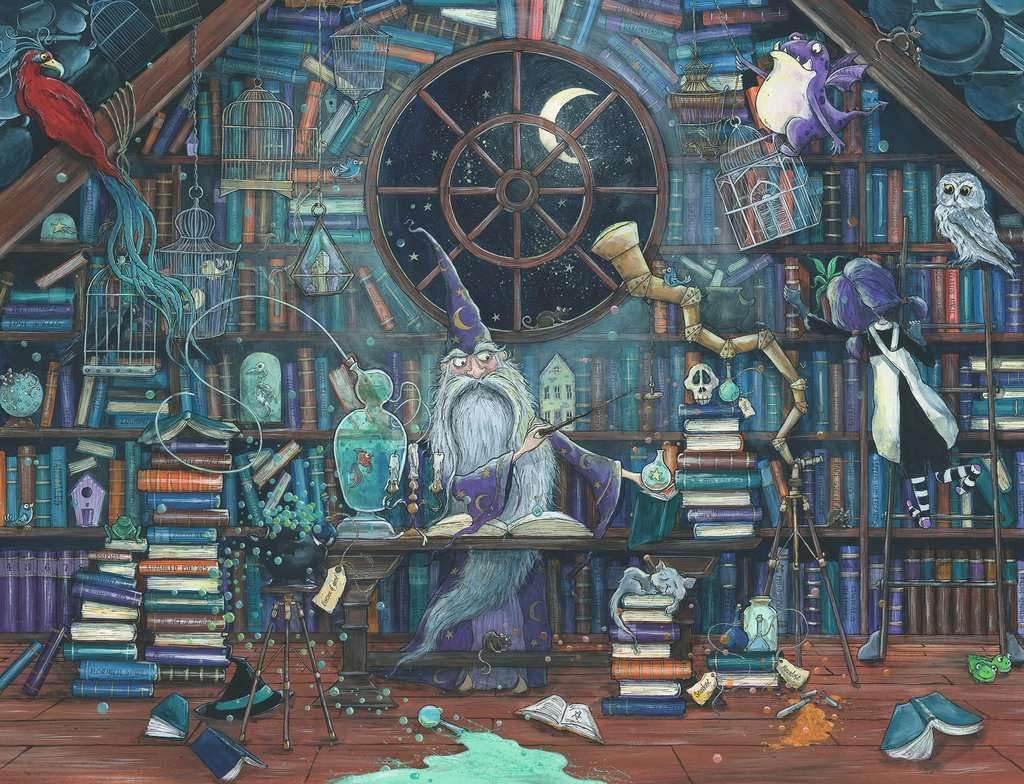 Merlin, a varázsló Ravensburger 2000 darabos kirakó puzzle (RA - 17112) - puzzlegarden