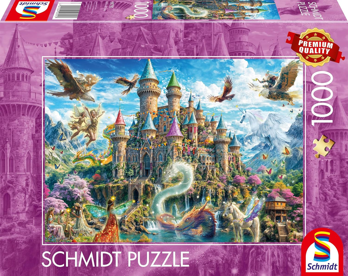 Mesebeli kastély a képzelet földjén Schmidt Spiele 1000 darabos kirakó puzzle (SCH - 59791 4001504597917) - puzzlegarden