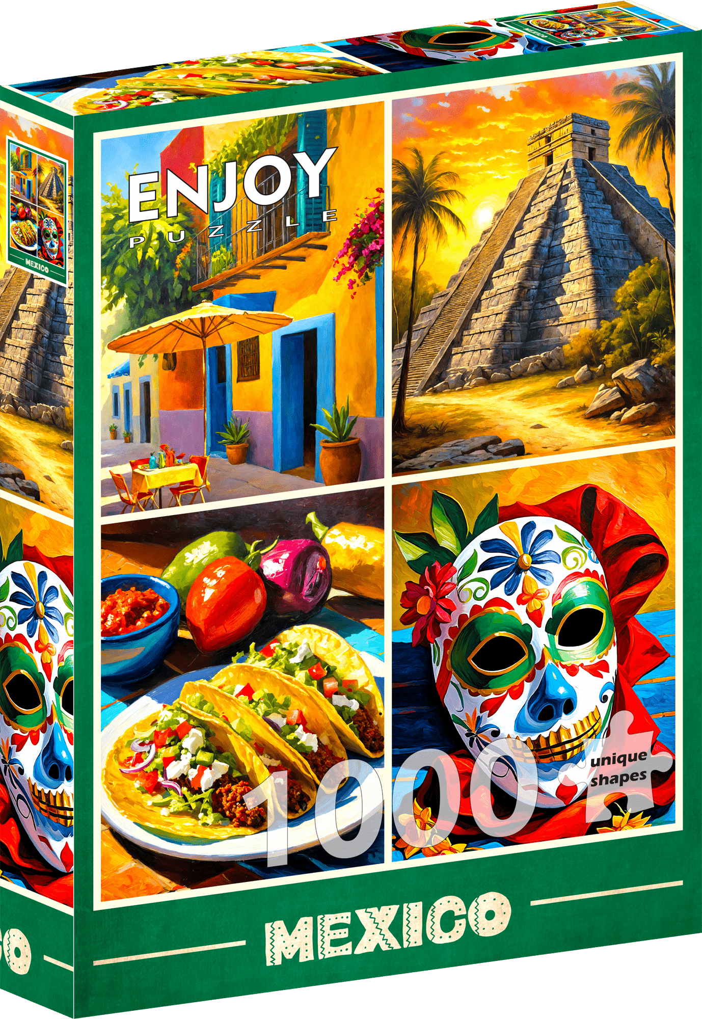 Mexikó Enjoy 1000 darabos kirakó puzzle (EN - 2266 5949194022663) - puzzlegarden