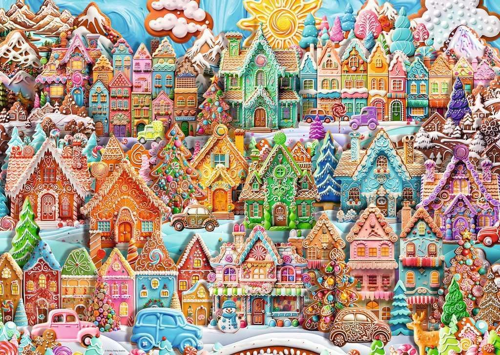 Mézeskalács Város Ravensburger 1000 darabos kirakó puzzle (RA - 12001267) - puzzlegarden