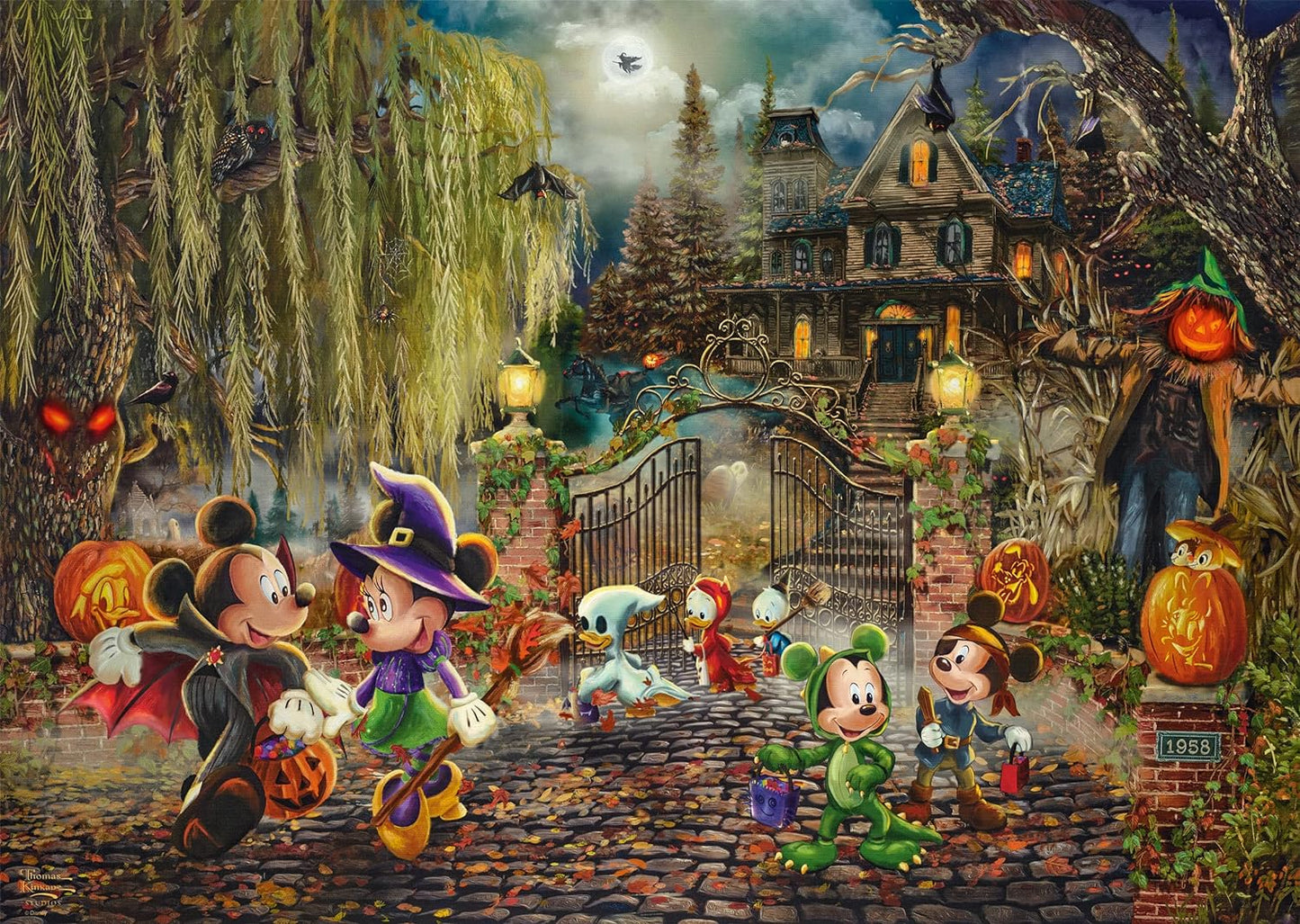 Mickey & Minnie Halloween Móka Schmidt Spiele 1000 darabos kirakó puzzle (SCH - 58033) - puzzlegarden