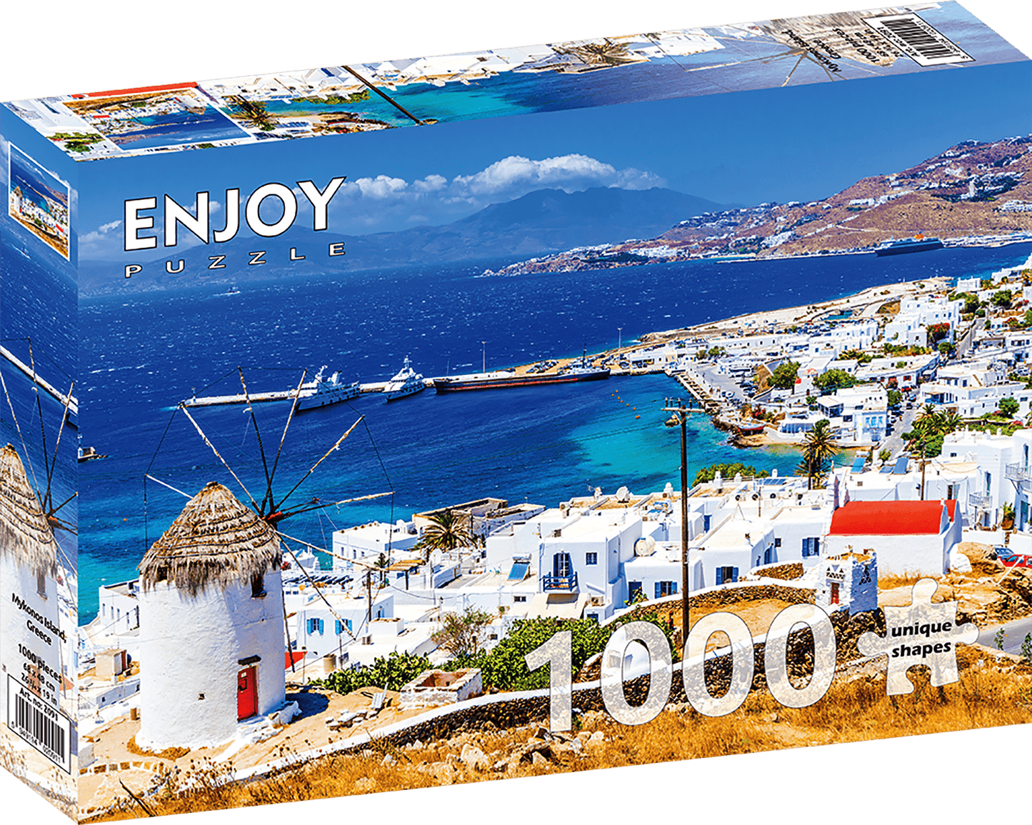 Míkonosz, Görögország Enjoy 1000 darabos kirakó puzzle (EN - 2091) - puzzlegarden