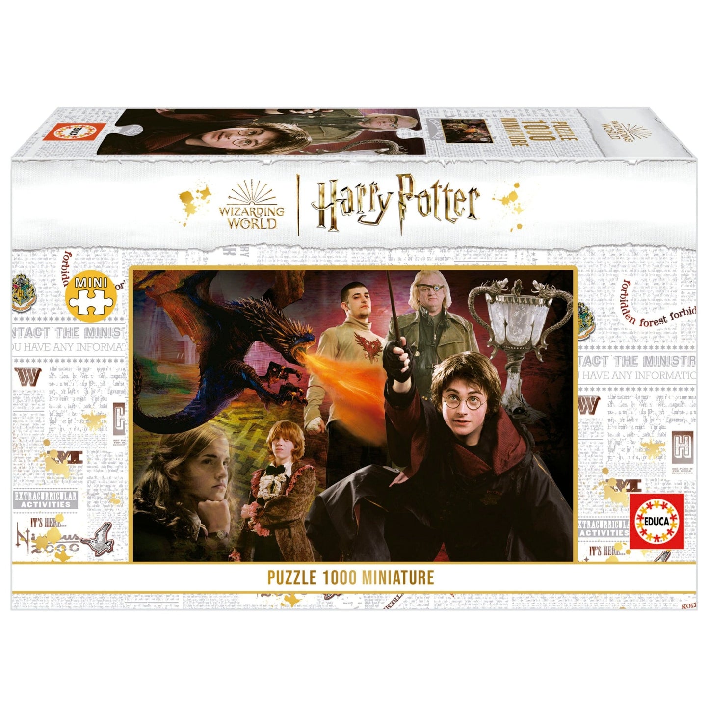 MiNi Puzzle - Harry Potter és a Trimágus Tusa Educa 1000 darabos kirakó puzzle (ED - 19491) - puzzlegarden