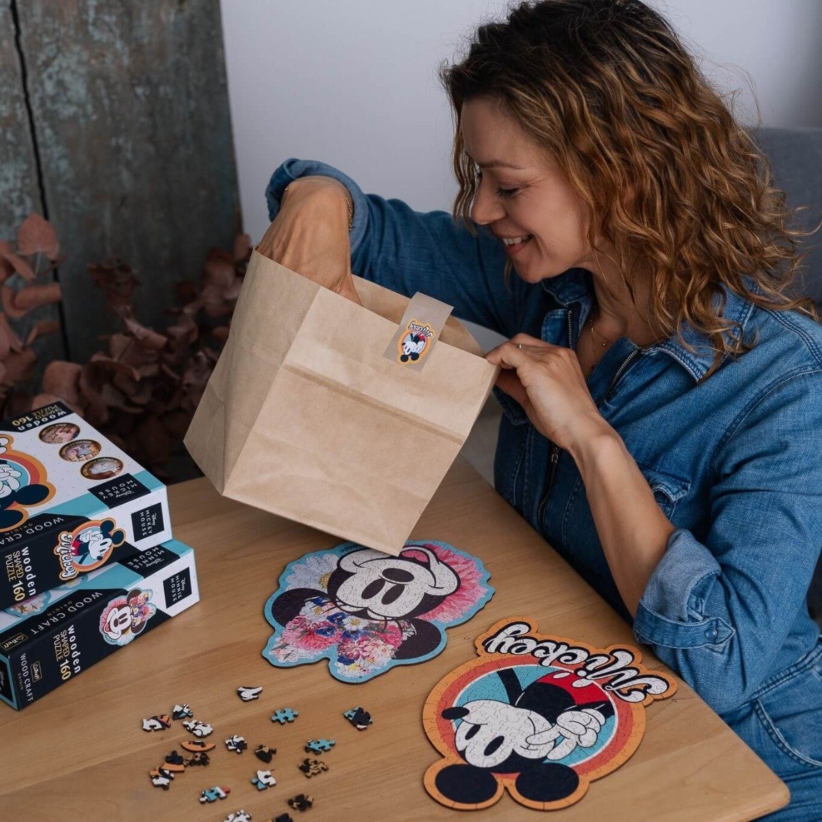 Minnie - FA kirakó Trefl Wood Craft 160 darabos kirakó puzzle (TR - 20193) - puzzlegarden