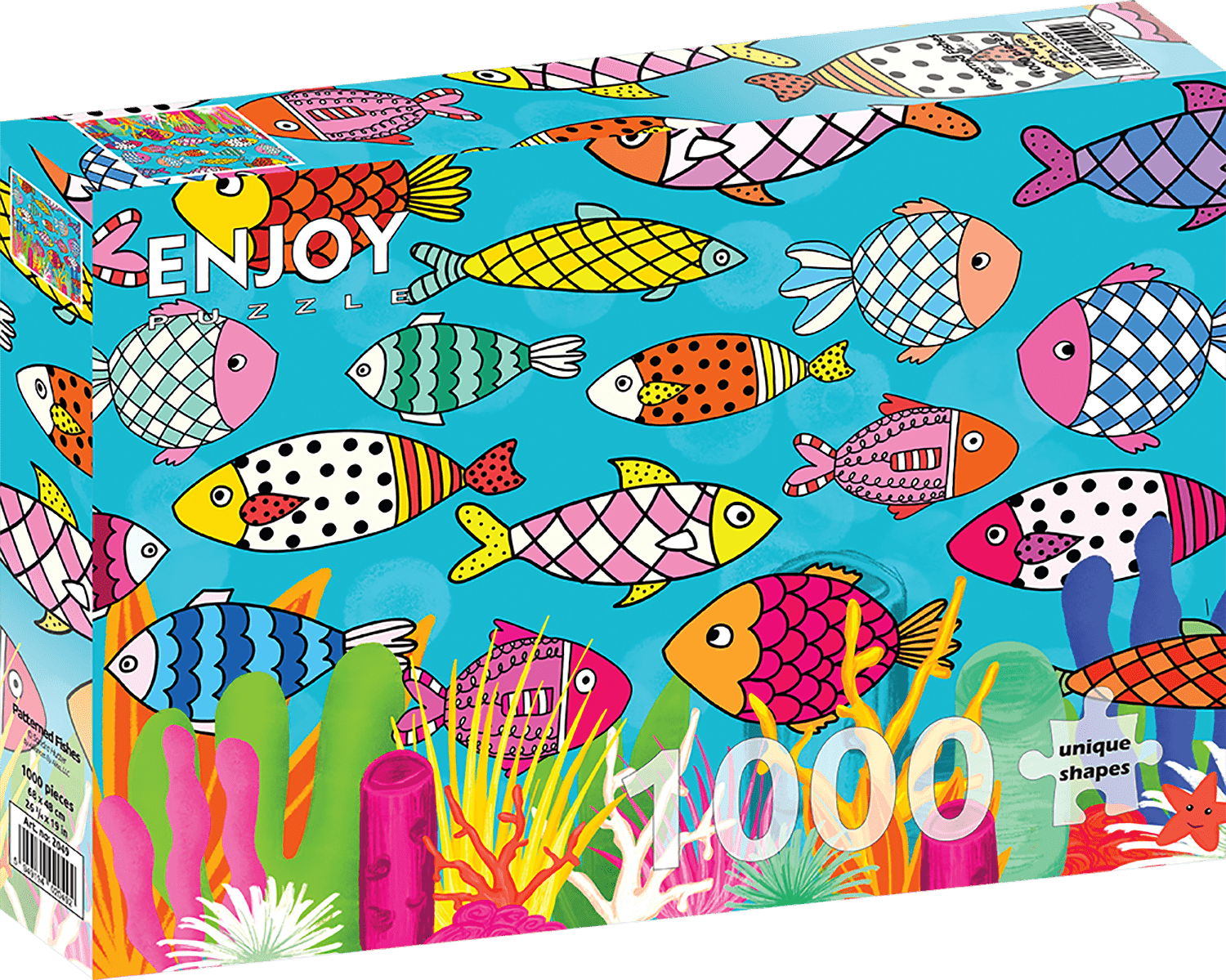 Mintás Halak Enjoy 1000 darabos kirakó puzzle (EN - 2049) - puzzlegarden