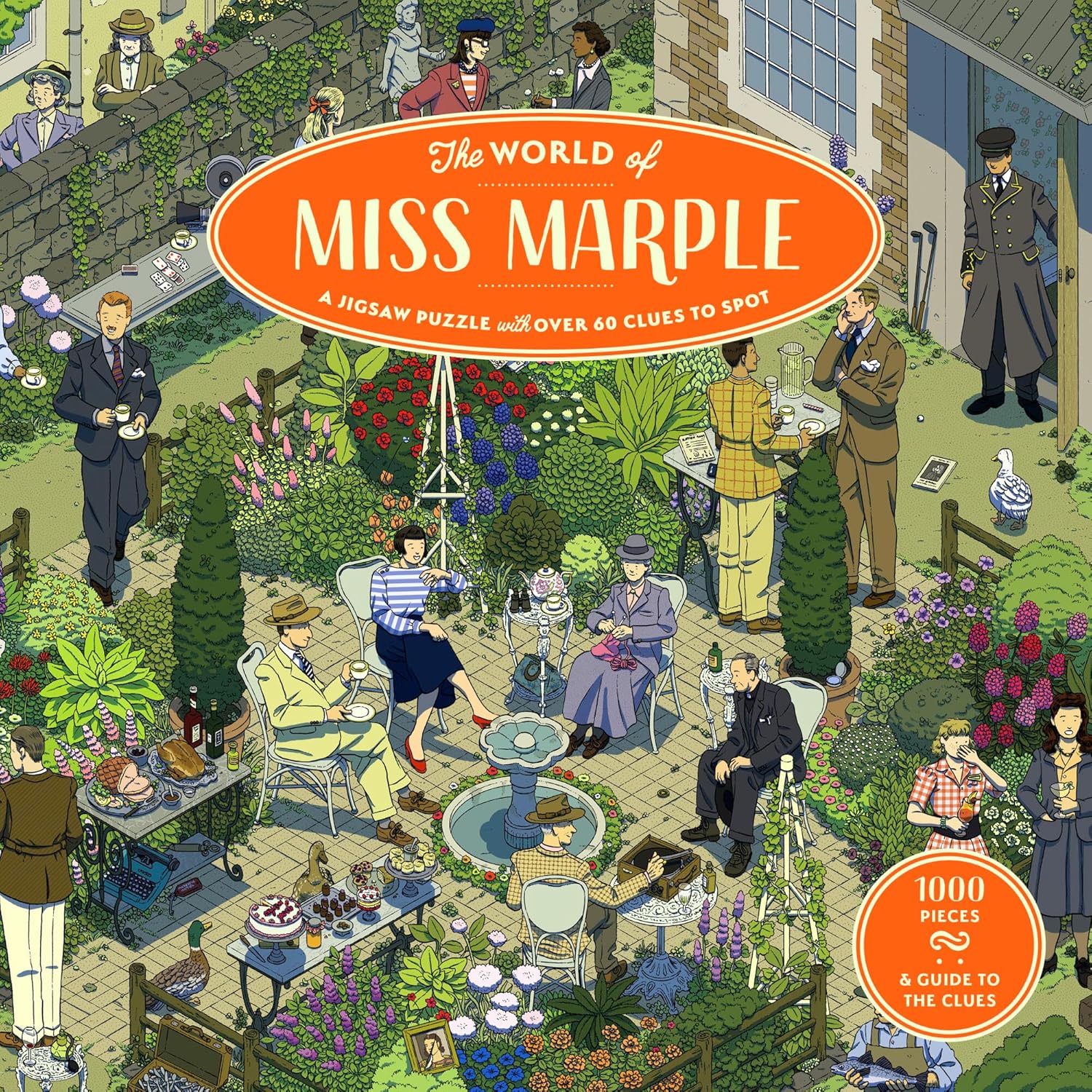Miss Marple világa Laurence King 1000 darabos kirakó puzzle (LK - 9781399608657) - puzzlegarden