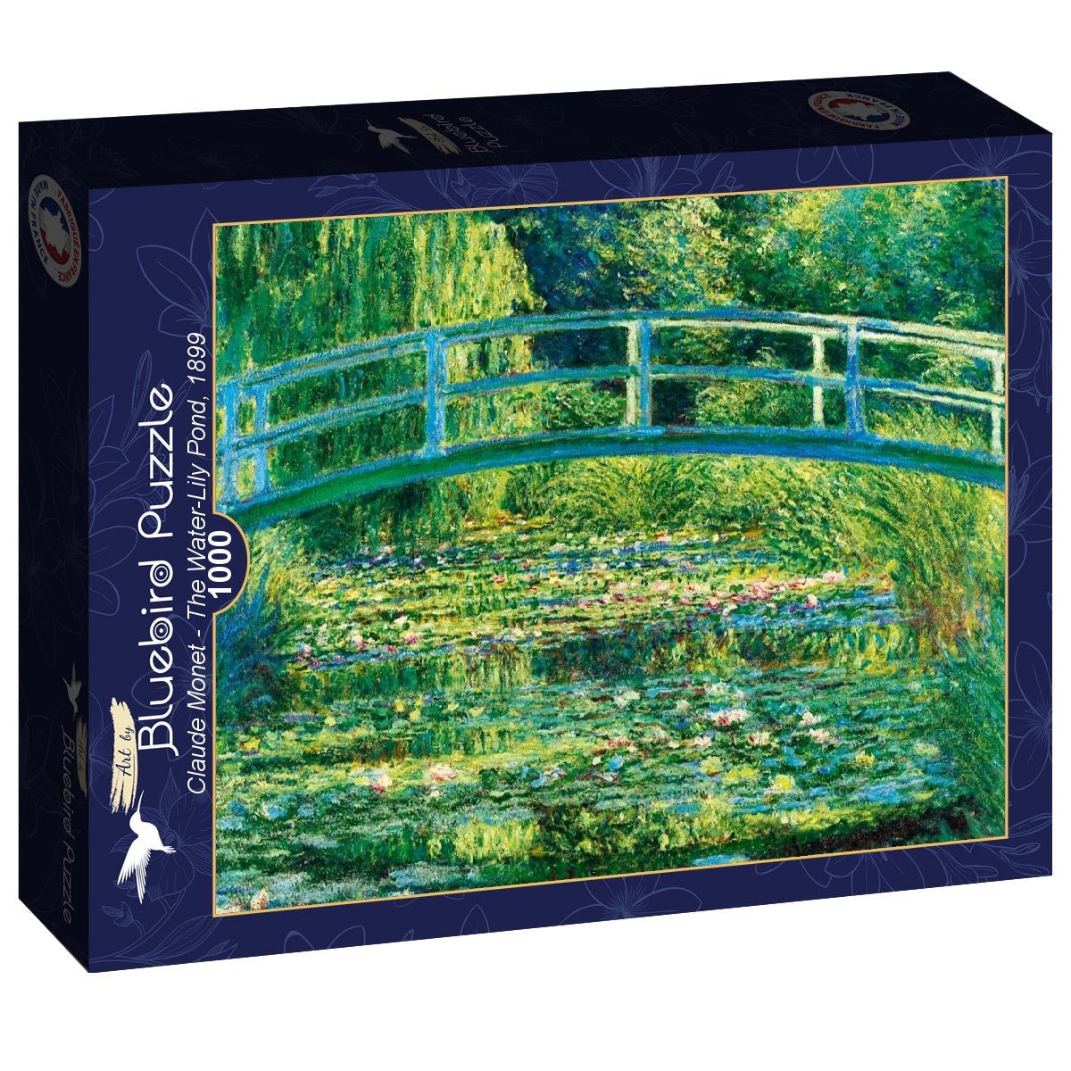 Monet - A Vizililiom - tó Bluebird 1000 darabos kirakó puzzle (BB - 60239) - puzzlegarden