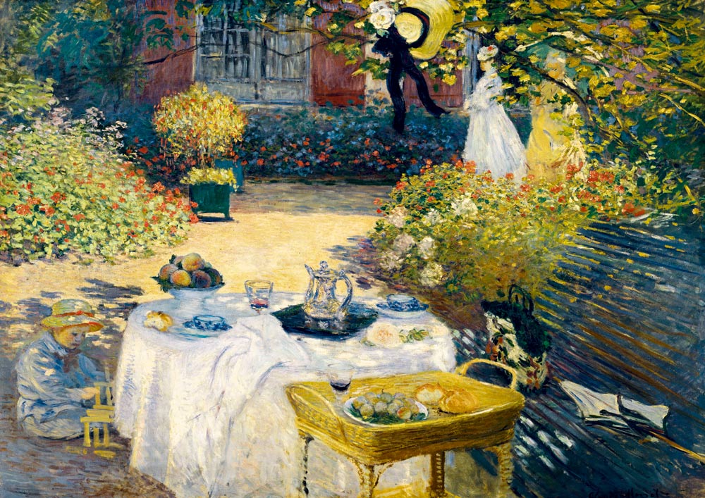 Monet - Az ebéd Bluebird 1000 darabos kirakó puzzle (BB - 60040) - puzzlegarden