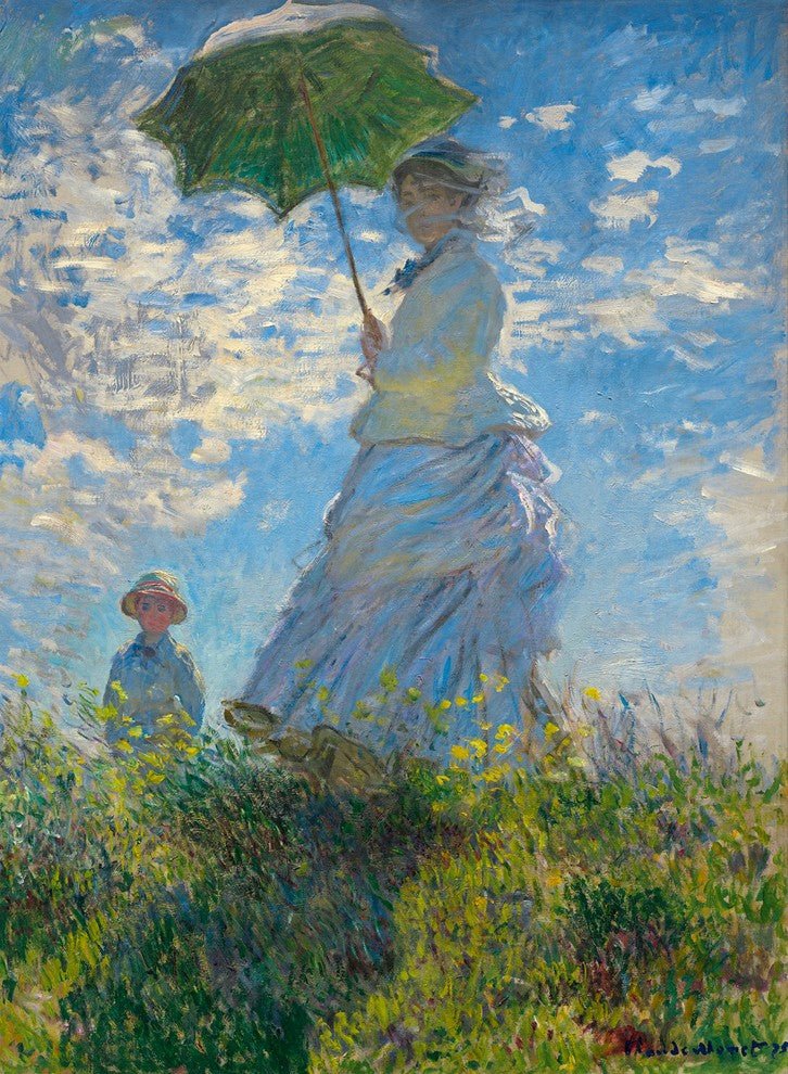 Monet - Nő napernyővel, 1875 Bluebird 3000 darabos kirakó puzzle (BB - 60160) - puzzlegarden