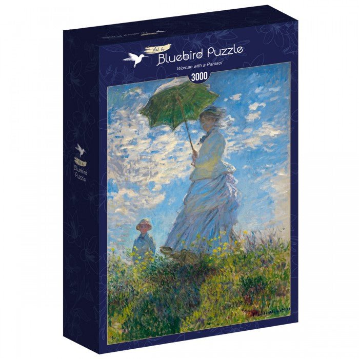 Monet - Nő napernyővel, 1875 Bluebird 3000 darabos kirakó puzzle (BB - 60160) - puzzlegarden