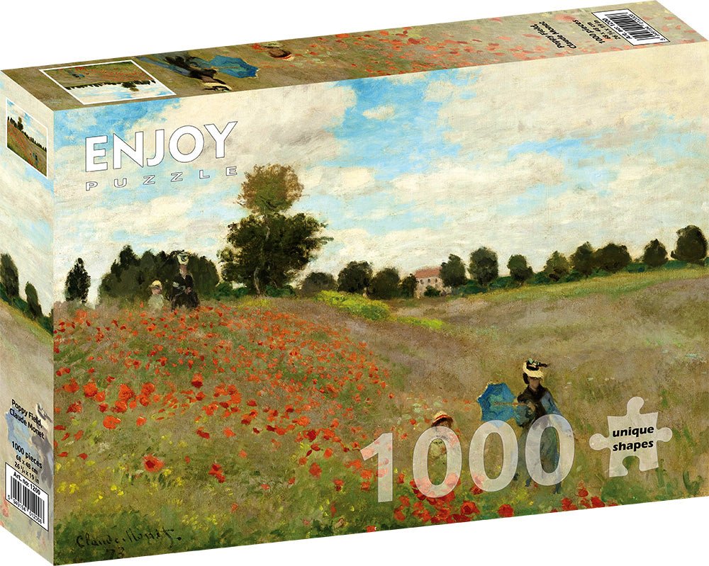 Monet - Pipacsvirágzás Enjoy 1000 darabos kirakó puzzle (EN - 1200) - puzzlegarden