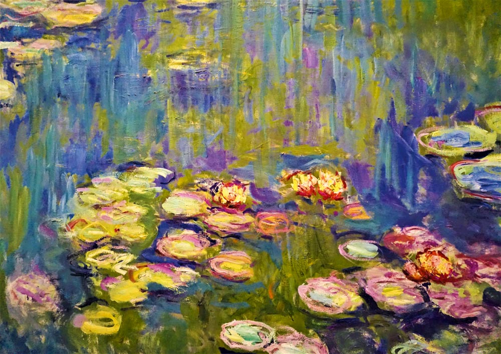 Monet - Tavirózsák Bluebird 1000 darabos kirakó puzzle (BB - 60044) - puzzlegarden