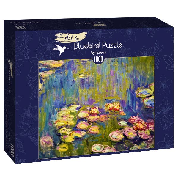 Monet - Tavirózsák Bluebird 1000 darabos kirakó puzzle (BB - 60044) - puzzlegarden