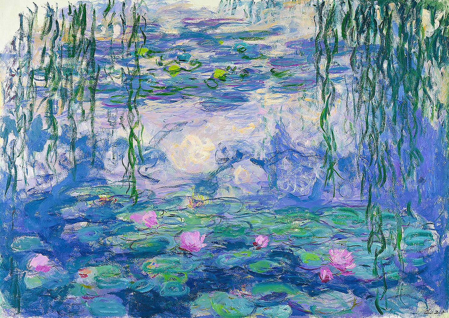 Monet - Vizililiomok Enjoy 1000 darabos kirakó puzzle (EN - 1197) - puzzlegarden