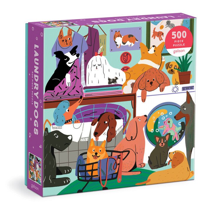 Mosodai kutyák Galison 500 darabos kirakó puzzle (GA - 9780735374874) - puzzlegarden