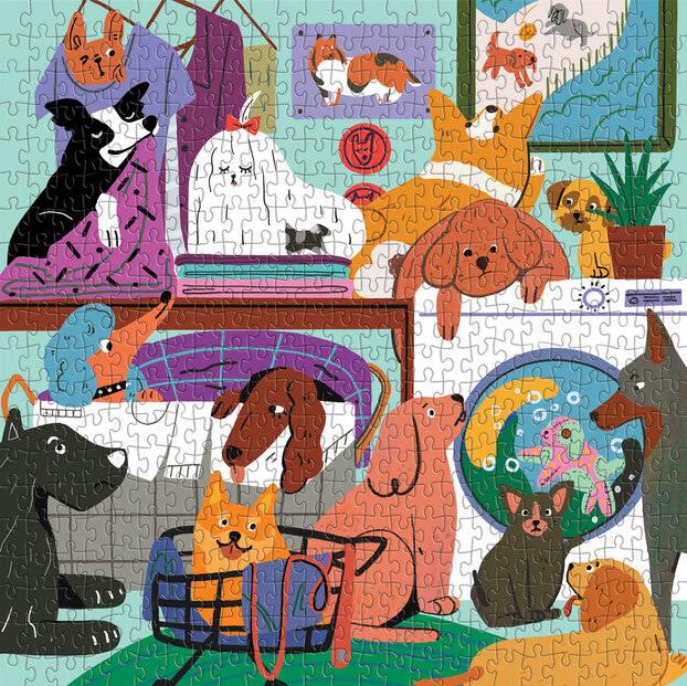Mosodai kutyák Galison 500 darabos kirakó puzzle (GA - 9780735374874) - puzzlegarden