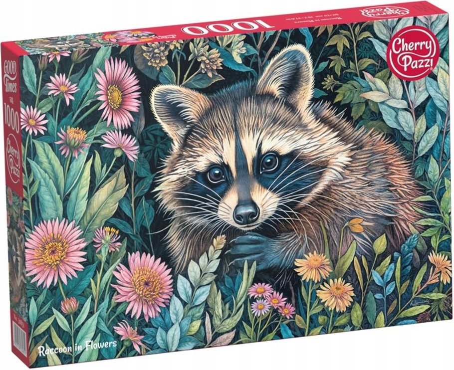 Mosómedve a virágok közt Cherry Pazzi 1000 darabos kirakó puzzle (CP - 30851 5903728730851) - puzzlegarden