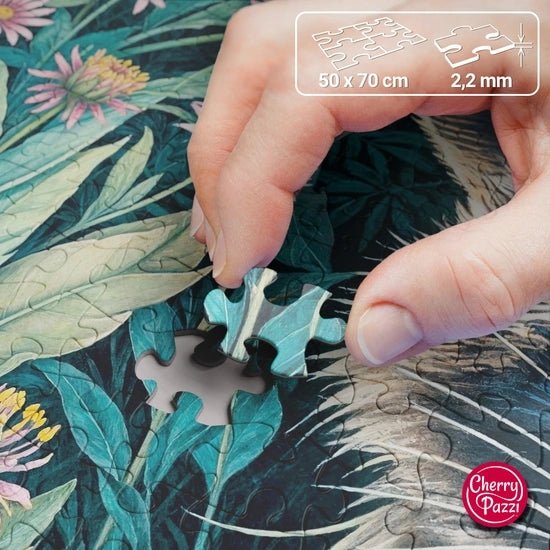 Mosómedve a virágok közt Cherry Pazzi 1000 darabos kirakó puzzle (CP - 30851 5903728730851) - puzzlegarden