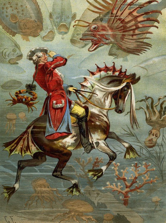 Münchhausen báró a víz alatt, 1896 Grafika 2000 darabos kirakó puzzle (GR - F - 30158) - puzzlegarden