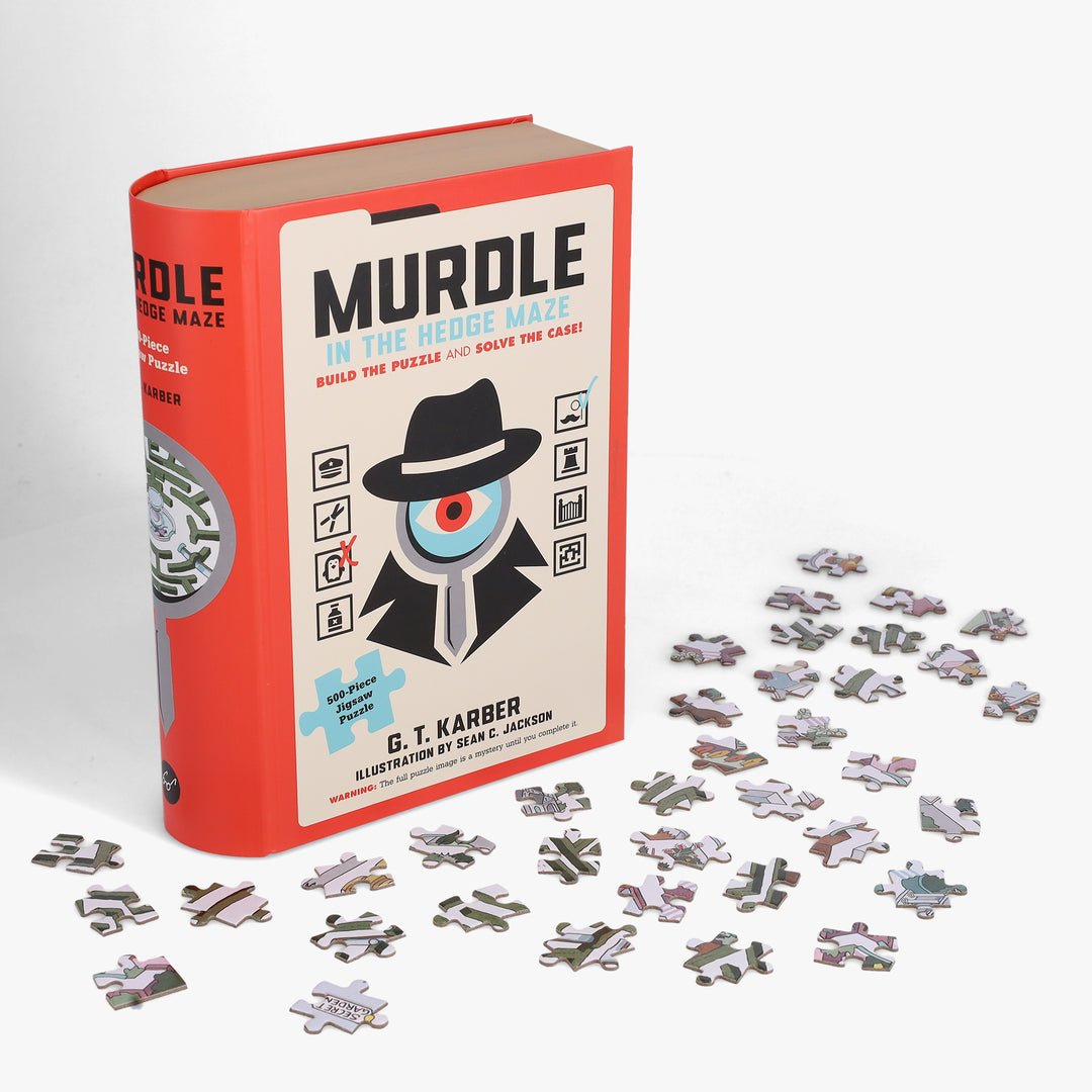 Murdle – Rejtély a sövénylabirintusban Galison 500 darabos kirakó puzzle (GA-9781797235684) - puzzlegarden