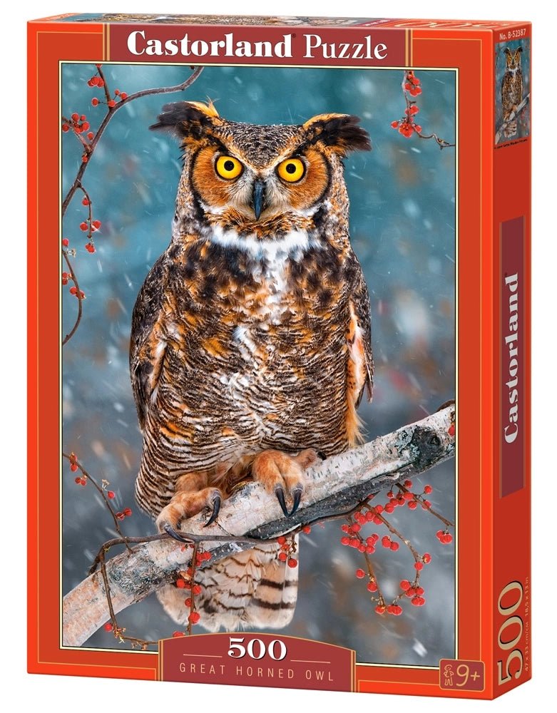 Nagy Fülesbagoly Castorland 500 darabos kirakó puzzle (C - B - 52387) - puzzlegarden